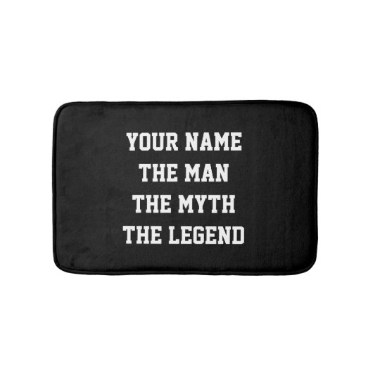 A personnalisé le tapis de bain de glissement de (Devant)