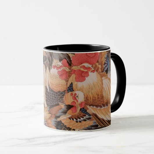 A Philip Jacobs Snow Leopard Design Rooster mok (Voorkant rechts)