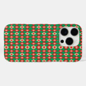 A phone case featuring a vibrant geometric pattern (Achterkant (horizontaal))