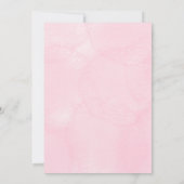 A pink princess-themed birthday invitation  (Dos)