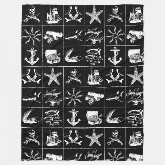 A Pirates Life Blanket_4 Fleece Deken (Voorkant)