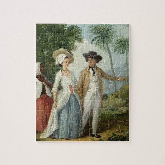 A Planter en zijn vrouw, bijgewoond door een serva Legpuzzel (Verticaal)