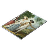 A Planter en zijn vrouw, bijgewoond door een serva Notitieboek (Linkerzijde)