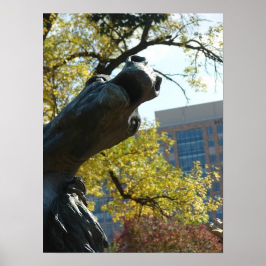 A Plaza Horse Poster (Voorkant)