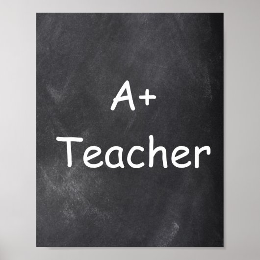 A plus docent-chalkboard ontwerpklasse Decoratie (Voorkant)
