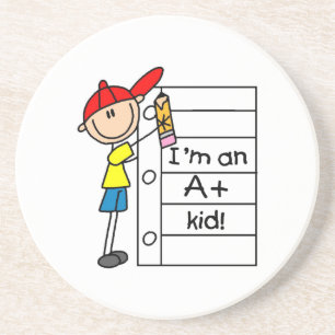 A Plus-Kind Zandsteen Onderzetter