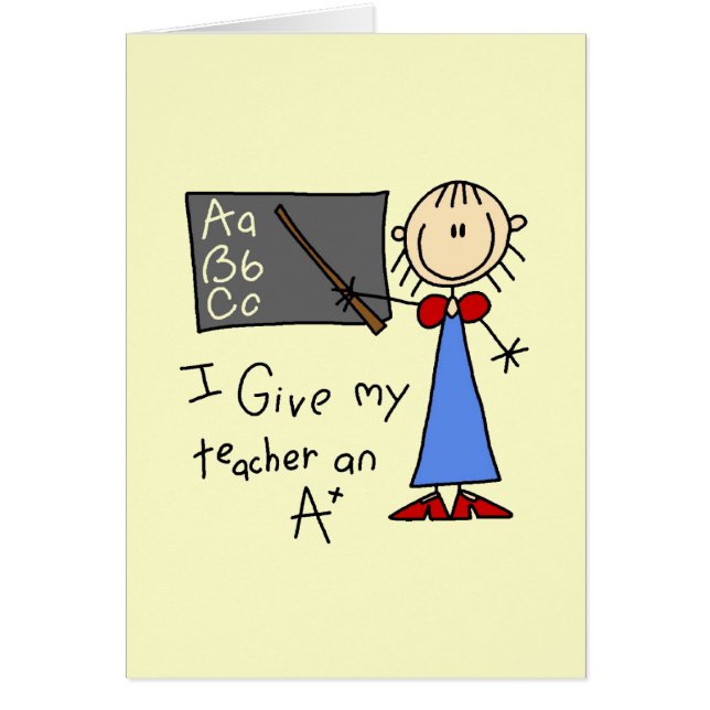 A plus leraar (Voorkant)