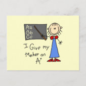 A plus leraar briefkaart (Voorkant)