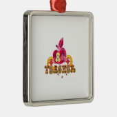 A Plus-leraar Metalen Ornament (Rechts)