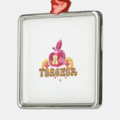 A Plus-leraar Metalen Ornament (Links)