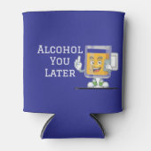 « À plus tard, avec de l'alcool » Porte-bouteille (Devant)
