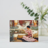 A Pompeian Garden - Godward Briefkaart (Staand voorkant)