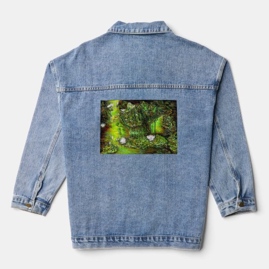 A Pond with Unpure Thoughts Denim Jacket (Achterkant)