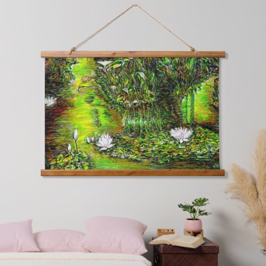 A Pond with Unpure Thoughts Hangend Wandkleed (Slaapkamer)