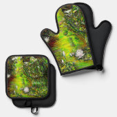 A Pond with Unpure Thoughts Ovenwant & Pannenlap Set (Voorkant / Achterkant)