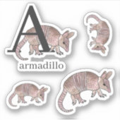 A pour Stickers Armadillo (Devant)