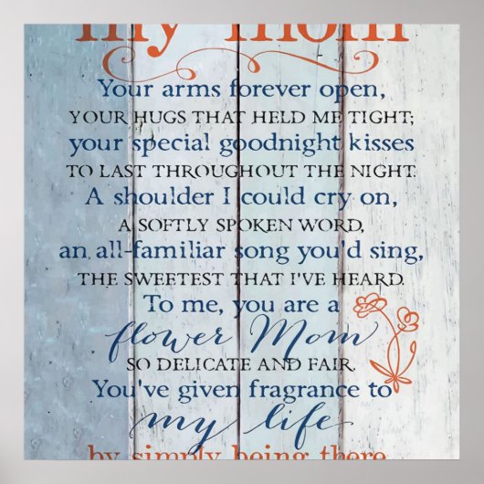 A Prayer for My Mom Poster (Voorkant)