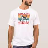 A Present for Rescue Dog Lovers T-shirt (Voorkant)