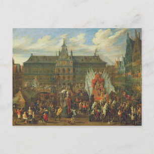 A Processie te Antwerpen, 1697 Briefkaart