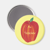 A+ Professeur d'aquarelle Apple Magnets (Recto/Verso)