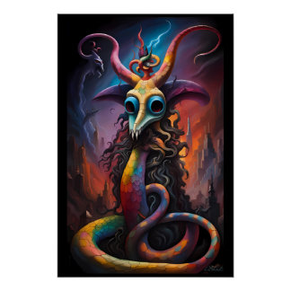 A Prophecy Sealed in the Beastly Masquerade Perfect Poster