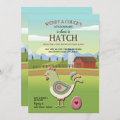 À Propos De Hatch Baby shower Invitation (Devant / Derrière)