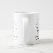 À propos de ma liberté Mug (Dos)