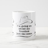 À propos de ma liberté Mug (Devant)