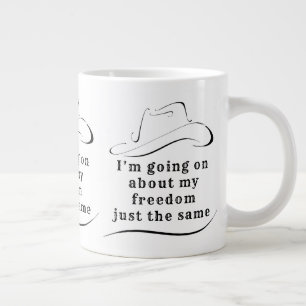 À propos de ma liberté Mug