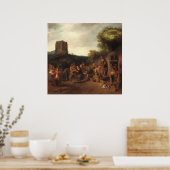 A proximité de l'auberge - C. van Renesse Poster d (Cuisine)