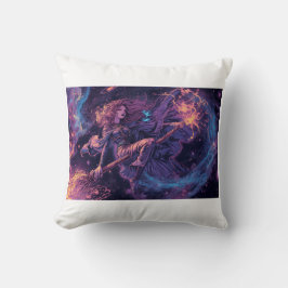 A psychedelic witch cushion kussen