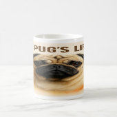 “A Pug’s Life” Cute Pug Mug Koffiemok (Center)