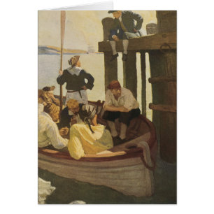 À Queen's Ferry par NC Wyeth, Vintages pirates
