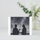 A Quiet Dialogue Under the Stars Briefkaart (Staand voorkant)
