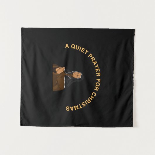 A QUIET PRAYER FOR CHRISTMAS WANDKLEED (Voorkant (horizontaal))