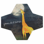 A quoi ressemble la lune ? Giraffe et soccer de lu (Plat)