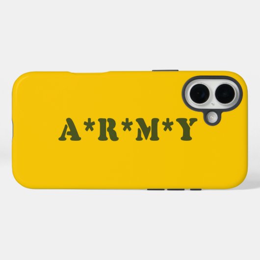 A*R*M*Y Case-Mate iPhone CASE (Achterkant (horizontaal))