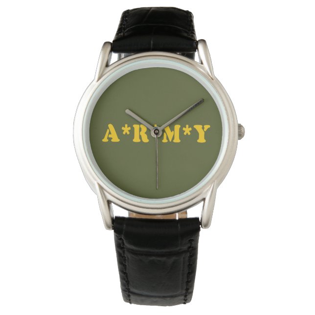 A*R*M*Y HORLOGE (Voorkant)