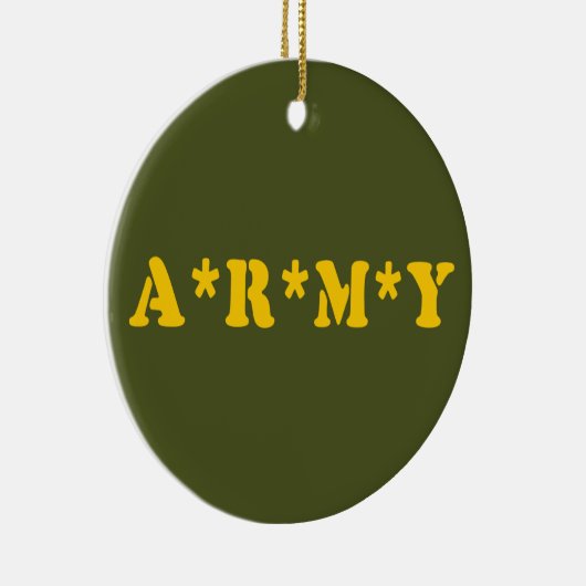 A*R*M*Y KERAMISCH ORNAMENT (Rechts)