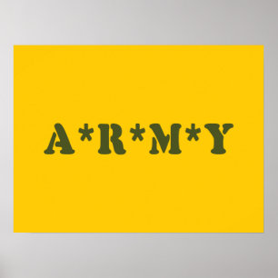 A*R*M*Y POSTER
