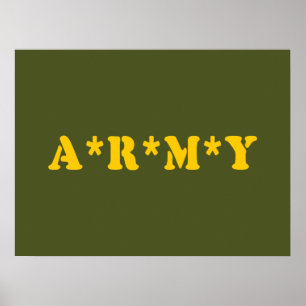 A*R*M*Y POSTER