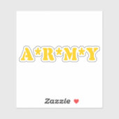 A*R*M*Y STICKER (Vel)