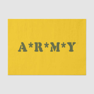A*R*M*Y TISSUEPAPIER