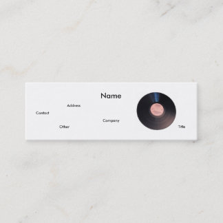 A&R-profielkaart Mini Visitekaartje