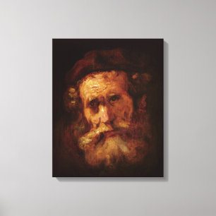 A Rabbi Canvas Afdruk