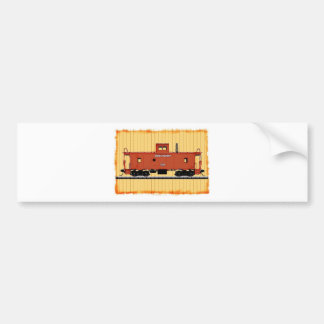 A Railroad Caboose Bumpersticker