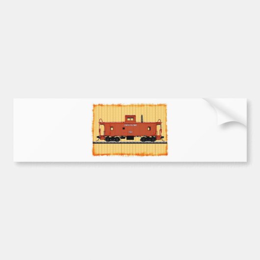 A Railroad Caboose Bumpersticker (Voorkant)