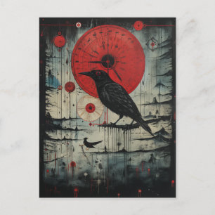 A Raven Briefkaart