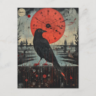 A Raven Briefkaart