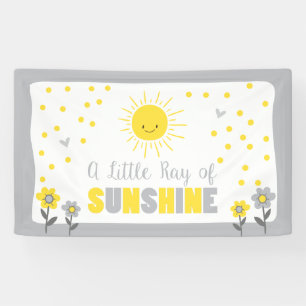 A Ray of Sunshine Baby shower Achtergrond Banner S